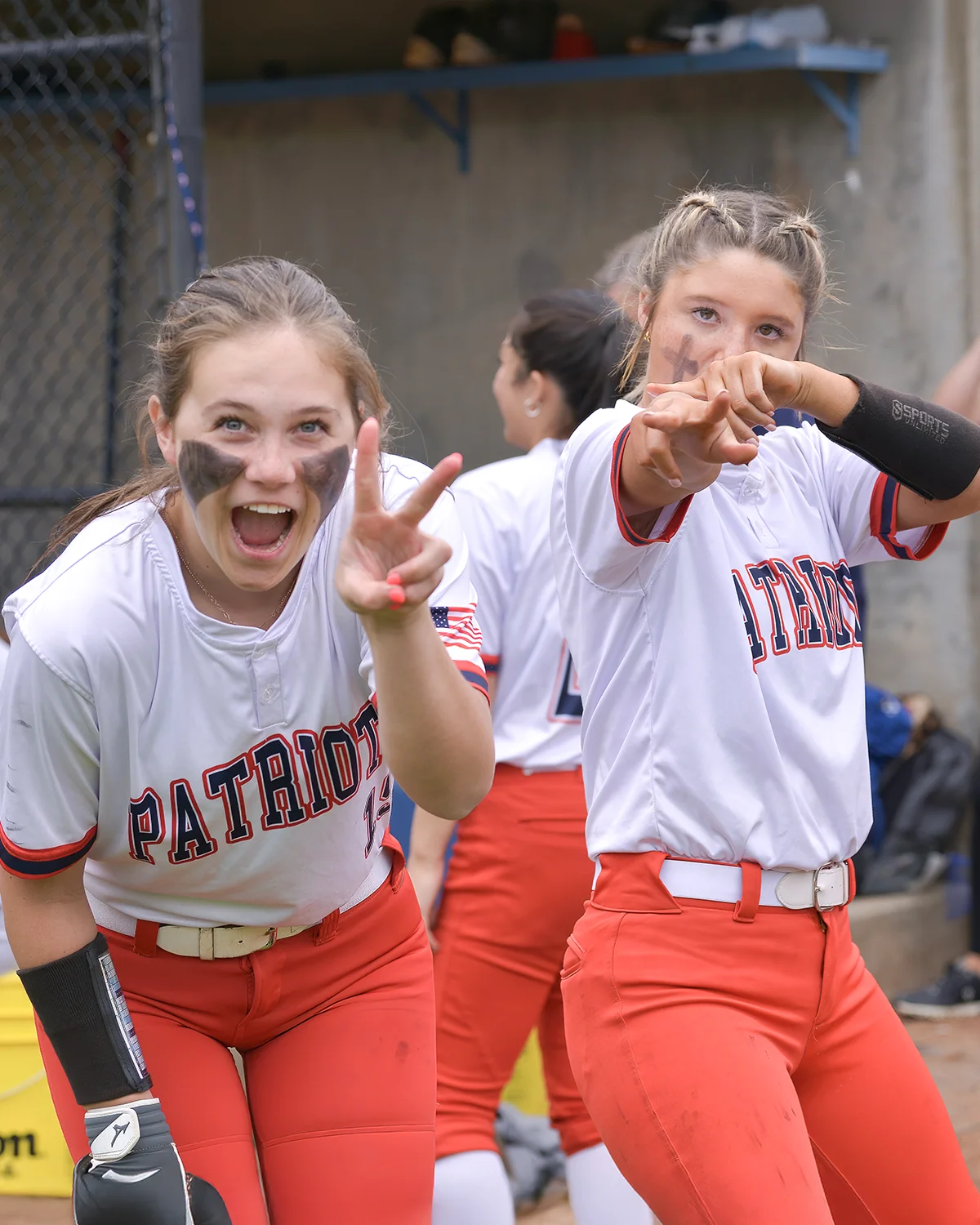 Softball players